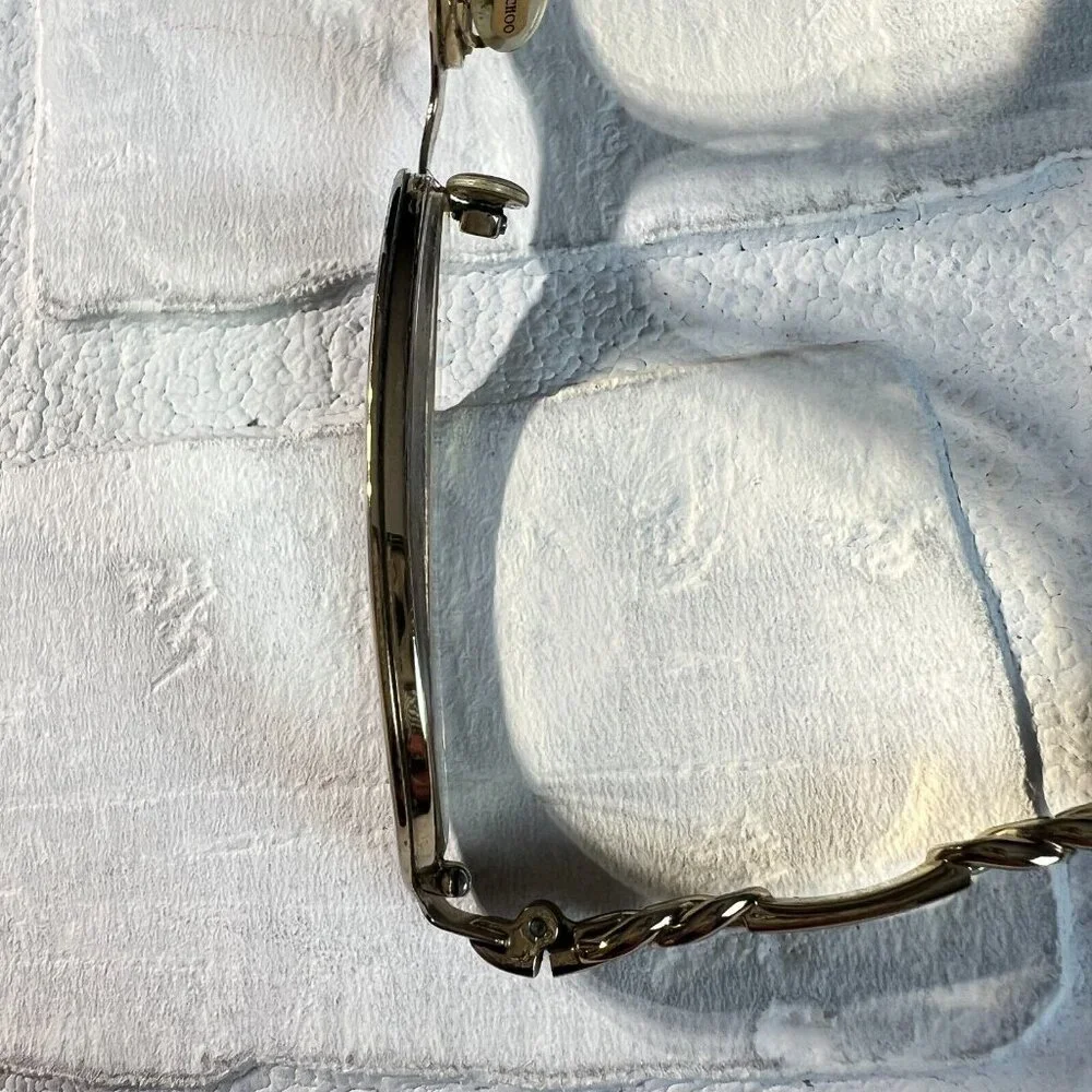 JIMMY‎ CHOO Eyeglasses Frames Violet 53 16 135 78-8T2 Rectangle Made in Italy
